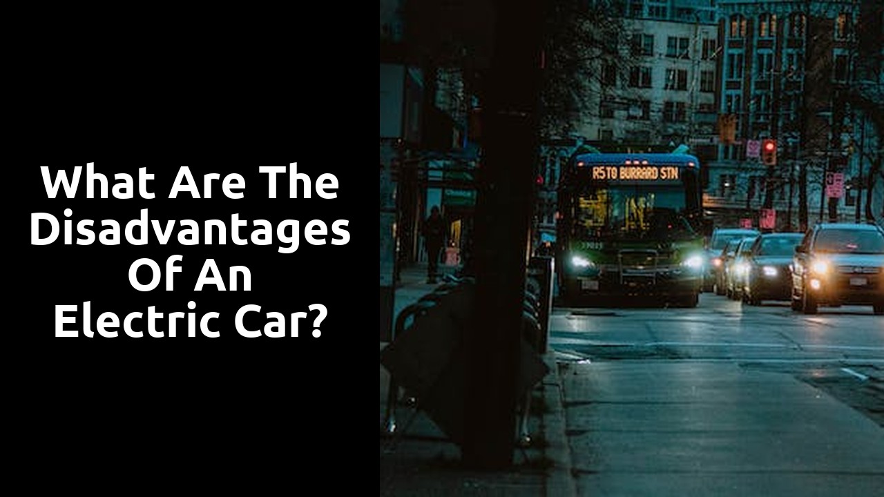 What are the disadvantages of an electric car?